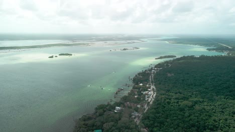 The-Laggon-of-Bacalar-in-southeast-Mexico-seen-from-the-air