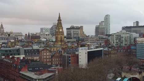 Liverpool-empty-city-skyline-iconic-landmark-streets-during-corona-virus-pandemic-pan-left