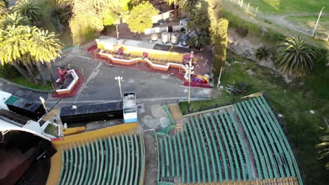 aerial-view-of-the-summer-theater-with-colored-stands-located-in-montevideo-uruguay-park