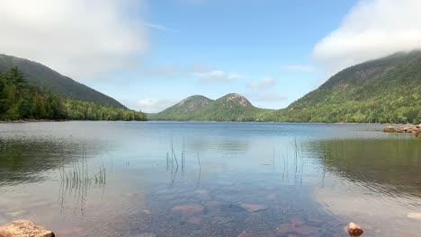 4K-shot-of-Jordan-Pond-in-Acadia-National-Park-in-Maine
