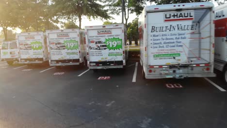 A-selection-of-Uhaul-moving-vehicles-parked-on-a-lot