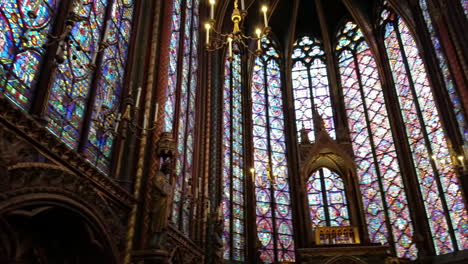 The-Interior-of-Sainte-Chapelle-Chapel-in-Paris