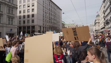 POV-back-view-walking-in-crowd-on-Vienna-street-during-fridays-for-future-climate-change-protests