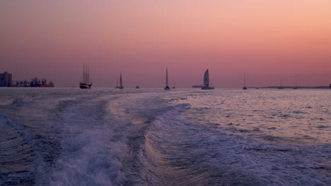 Sailing-at-sunset-sea