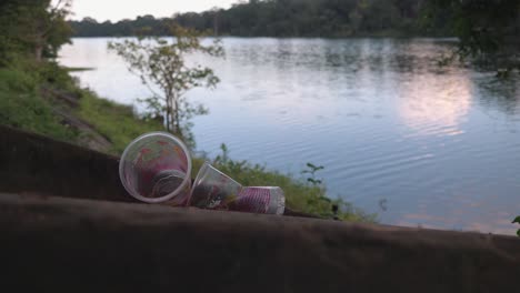 Single-Use-Plastic-Cups-at-Angkor-Wat