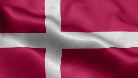 Schwenkschleife-4k-Nationalflagge-Von-Dänemark