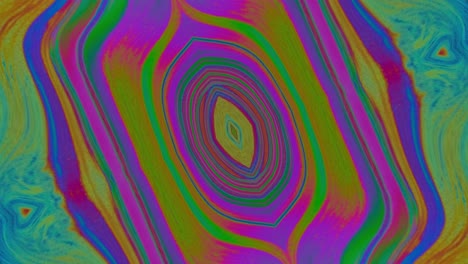 Abstrakter-Farbregenbogen-Schleifenbewegungshintergrund-Auf-Flüssiger-Wasseroberfläche