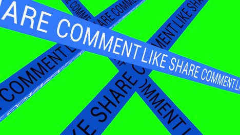3d-Como-Compartir-Comentario-En-Pantalla-Verde