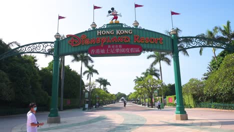 View-of-Hong-Kong's-Disneyland-Resort-theme-park-seen-in-Hong-Kong