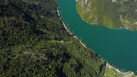 Arial-view-of-Mountain-Tara-and-Drina-river-in-Serbia