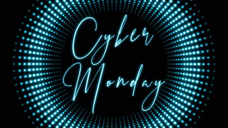 Animierter-Cyber-Montag-Text-Und-Neon-Grafiklicht