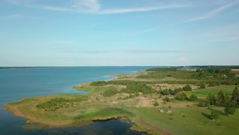 Drohnenschuss-An-Der-Küste-Der-Estnischen-Insel-Saaremaa