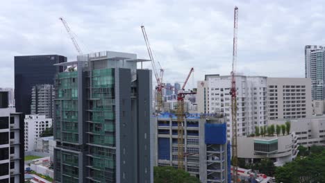 Construction-work-of-new-high-rise-Hospital-at-Novena-Medical-hub