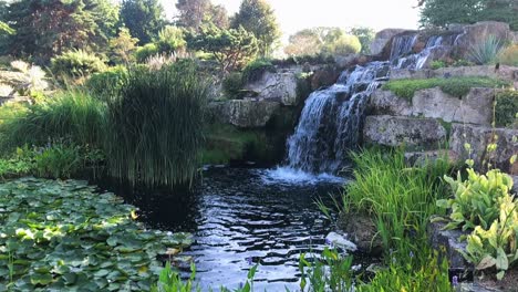 Pond-Cascade-Garden-In-Slow-Motion
