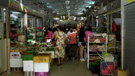 Menschenmenge-Auf-Dem-Geschäftigen-Whampoa-Wet-Market,-Singapur