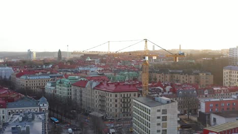 4K-Aerial-footage-over-Gothenburg-city