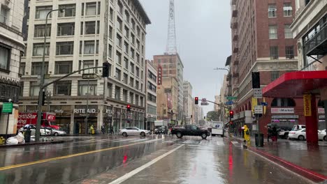 downtown-Los-Angeles-during-rain-storm