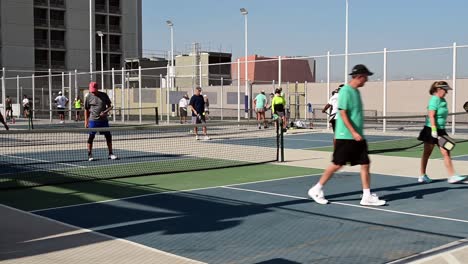 Couples-Playing-In-Pickleball-Tournament