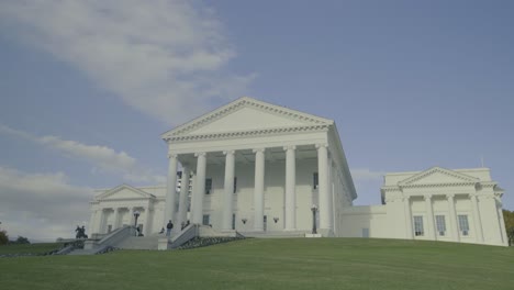 Edificio-Del-Capitolio-De-Richmond-Virginia-Establecimiento-Plano-General
