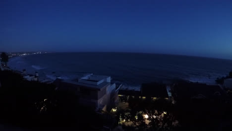 A-hyper-lapse-shot-of-Malibu-from-day-to-night