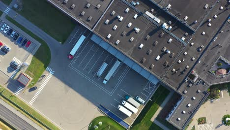 Modern-factory-buildings-and-warehousing-logistics.-Aerial-View