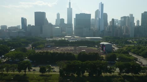 Aerial-View-of-Lollapalooza-Music-Festival---Commercial-Use