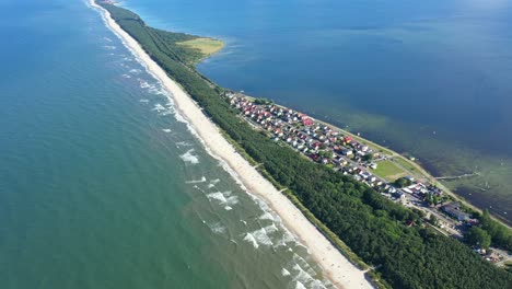 Strand-In-Der-Schönen-Stadt-Chalupy-Resort-In-Polen