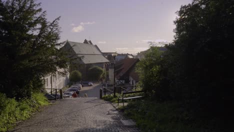 camera-gliding-along-the-old-streets-of-helsingborg