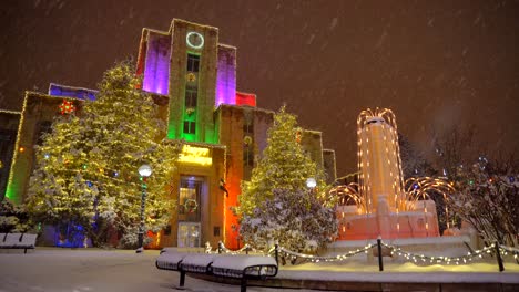 Holiday-lights-decoration-in-Boulder-downtown