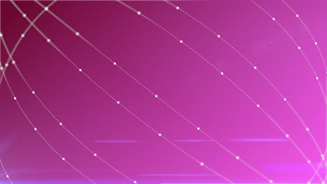 Connected-nodes-and-lines-on-pink-background