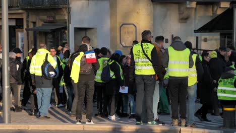 Protest-of-Yellow-Vests-in-Metz.-France.-Handheld