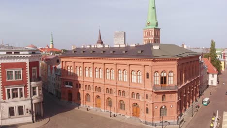 Cultural-historical-art-museum-Riga-Bourse-Latvia-wide-shot