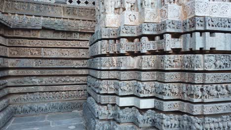The-Hoysaleshwara-temple-is-a-Hoysala-architecture-dated-the-12th-century-with-impressive-stone-carvings-captured