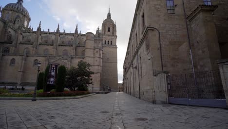 Monumentale-Stadt-Salamanca-Leer-Wegen-Sperrung-3