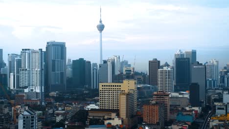 Kuala-Lumpur-Stadtzentrum-Stadtbild-Während-Der-Tageszeit