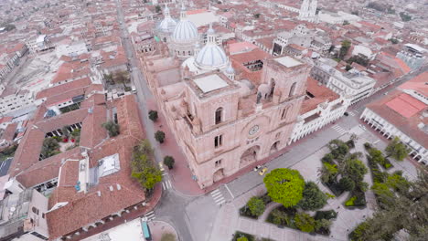 Drohnenflug-Der-Kirche-Von-Cuenca