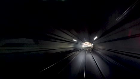 Túnel-De-La-Línea-Amarilla-Del-Metro,-Ciudad-De-São-Paulo,-Plano-General