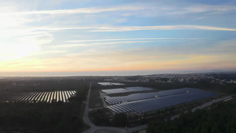Solar-power-farm-aerial-shot