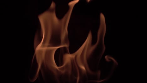 Echter-Feuerflammen-Slowmotion-Hintergrund