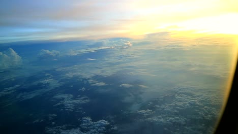 sunrise-view-from-commercial-airplane-windows