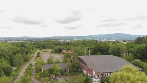An-old-military-base-near-Frankfurt,-Hessen-Germany
Filmed-outside-with-a-drone