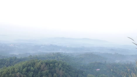 From-viewpoint--Morning-View-of-Bantwala-City,-DK-KA-India