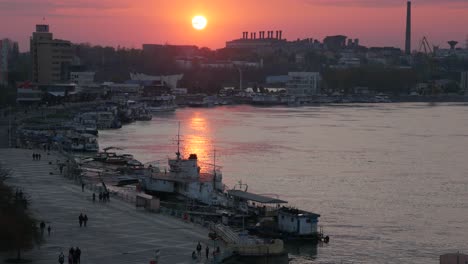 Tulcea,-Romania,-April-20,-2019-The-city-is-an-important-port-in-the-Danube-Delta