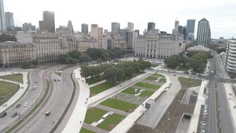 Luftbild-Von-Buenos-Aires-City,-Puerto-Madero,-Hintergrundgebäude