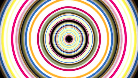 Kreise-Streifen-Farben-Bewegung-Hintergrund