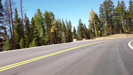 POV-Aufnahmen-Von-Der-Fahrt-über-Den-Cottonwood-Pass-In-Colorado