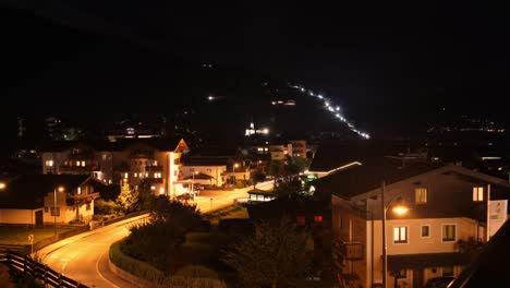 Night-view-of-Kaprun-Austria
