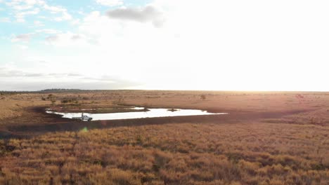 Morning-view-over-a-small-lake-in-the-outback-of-Australia-Shot-with-a-drone