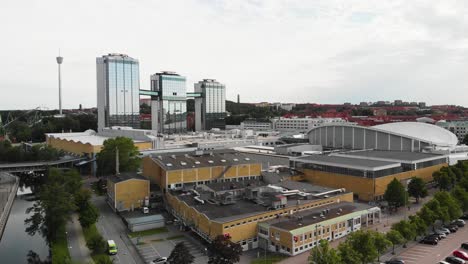 Luftaufnahme-über-Heden-Und-Garda-In-Göteborg