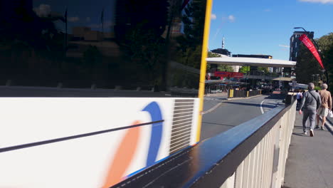 Brisbane-Transport-Bus-drives-past-at-Cultural-Centre-Busway-South-Bank-Queensland-Australia
